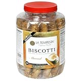 La Tempesta Grande Biscotti, Almond, 23-Count Jars (Pack of 2)