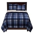 Home Plaid Bedding Collection - Navy