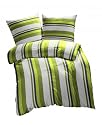 testroet Bettw&auml;sche Feinbiber mit Aloe Vera Linie Naturgr&uuml;n 135x200 cm -057186- (9010.0004)
