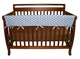 Trend Lab 3 Piece Cribwrap Rail Cover Set, Max Dot Percale Print