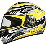 IMAGE OF AFX FX-100 Full Face Motorcycle Helmet w/Inner Shield Multi Yellow