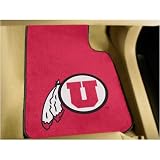 Utah Runnin Utes NCAA Car Floor Mats (2 Front)