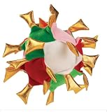 Dog Toy - Zanies Holiday Crinkle Orbs - Gold