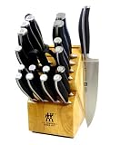 J.A. Henckels Twin Cuisine 20-Piece Block set with Bonus Cookbook CD