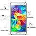 SOOYO 9H Round Edge Tempered Glass Screen Protector for Samsung Galaxy S5-1Pack