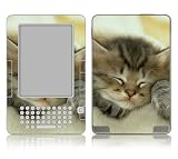 Animal Sleeping Kitty Decorative Protector Skin Decal Sticker for Amazon Kindle 2 E-Book Reader (Version 2.0)