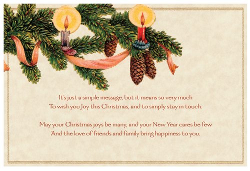 Old Fashioned Christmas Post Card, Set of 20 by Miles Kimball On Sale