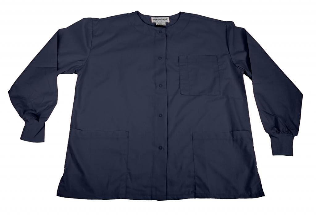Amazon.com: Solid Knit Cuff Medical / Dental Scrub Uniform Warm-Up ...