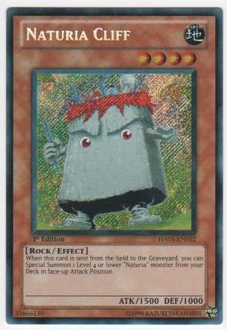 Yu-Gi-Oh! - Naturia Cliff (HA03-EN012) - Hidden Arsenal 3 - 1st Edition - Secret Rare