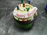 Happy Birthday Cupcake Trinket Box Super Sweet Ganz