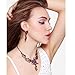 Femicuty Fashion Womens Retro Elegant Style Necklace Earring Sets