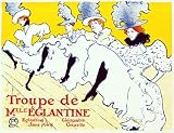 Henri de Toulouse-Lautrec (Troupe de Mlle Eglatine) Art Poster Print - 22 X 28