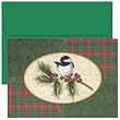 Bird On Holly Christmas Cards -