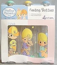 Precious Moments 8oz Feeding Bottle 3-pack - Boy Theme