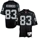 Reebok NFL Equipment Oakland Raiders #83 Ted Hendricks Black Tackle Twill Throwback Football Jersey