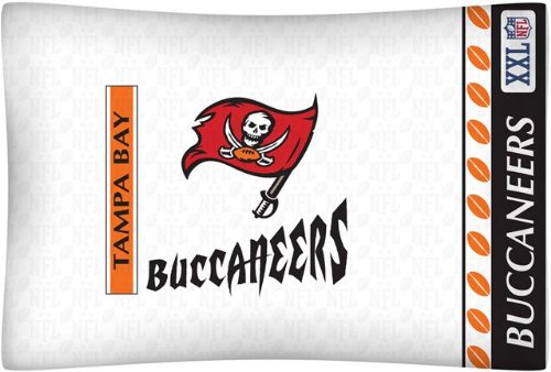 Tampa Bay Buccaneers Standard Pillowcase Bedding