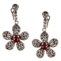 Sterling Silver Onyx Drop Earrings Jewelry 1.25 Inches