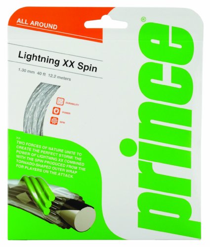 Prince Lightning XX Spin 16g String (Clear/Blue)