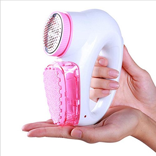 Rechargeable hair ball trimmer shaving ball absorber stripper plug hair removal device (PINK)