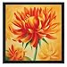 Framed Oil Painting - "Sunshine Dahlia"