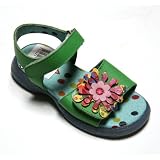 Oilily - Green velcro 3D sandals - SIZE 24 ONLY!!!