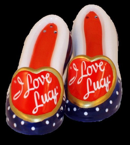 I Love Lucy Porcelain Pepper Shakers