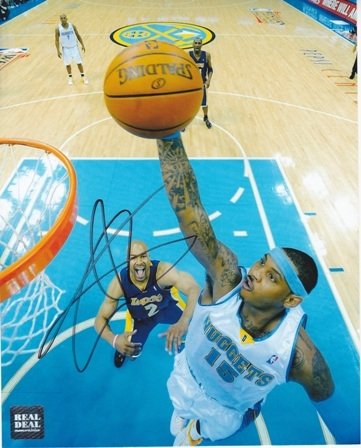 Carmelo Anthony Autographed/Hand Signed Denver Nuggets 8x10 Photo