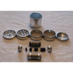 5 Piece 2 1/2″ NEW STYLE Herb – Pollen Grinder / CNC Pollen Press 5 Piece 2 1/2″ NEW STYLE Herb – Pollen Grinder / CNC Pollen Press