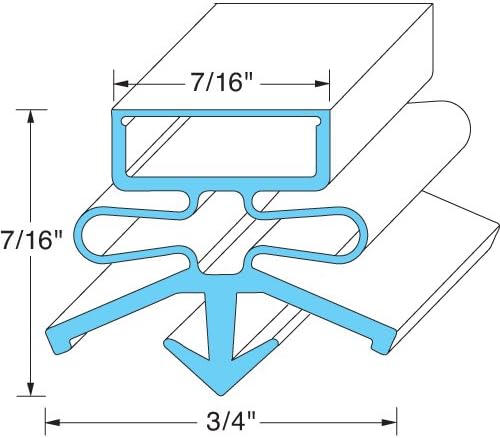 Universal Nolin 703-372CAA DOOR GASKET ASSY DD/BB/MS