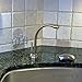 No-Suction-Cup Kitchen Sink Sponge Holder by StickerNizer, Mounted with Anti-microbial and Water-resistant Removable Adhesive Sticker, Solid 18/8 Stainless Steel (4 mm in Diameter)