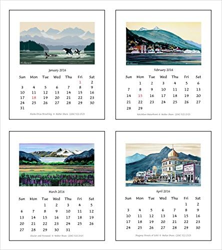 2016 Calendar Alaska Cruise