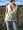 Sleeveless Top w/ Printed Voile and Crochet Aloe