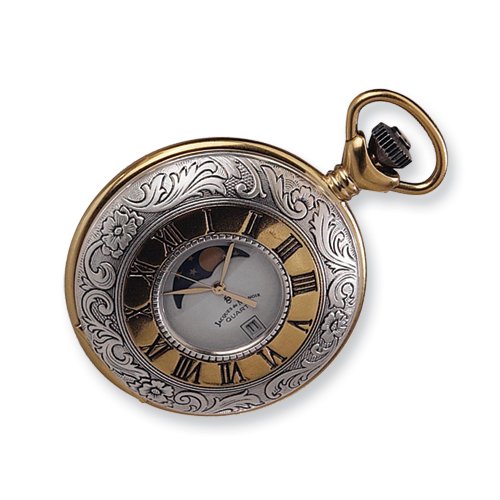 Moon Phase Watches Jacques du Manoir Twotone Moon Phase Pocket Watchbest