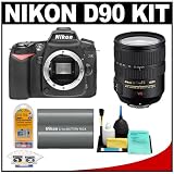 Nikon D90 Digital SLR Camera + 24-120mm AF-S VR Lens + Nikon EN-EL3e Battery + Cleaning Kit