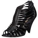 Buffalo London 12882-562 nappa soft black 01, Damen Sandalen/Fashion-Sandalen, schwarz, (black 1)