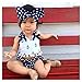 Infant Baby Girls Clothes Anchor Tops+Polka Dot Briefs Outfits Set Sunsuit 0-24M