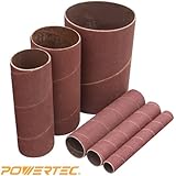 POWERTEC 11200X 120 Grit Sanding Sleeves, 6-Pack