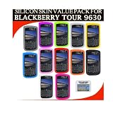 Silicone Skin 12 pc. Value Pack for your Blackberry Tour 9630 (Black, White, Clear, Smoke, Blue, Green. Red, Yellow, Orange, Purple, Light Pink, Hot Pink) Bonus DBRoth Microfiber Cleaning Cloth Included