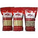 Hoosier Hill Popcorn 3 Varieties 1.5 Pounds each (Gourmet Purple / Persian Blue / Ruby Red)