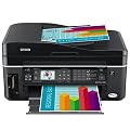 Epson WorkForce 600 Wireless All-in-One Printer (Black) (C11CA18201)