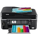 Epson WorkForce 600 Wireless All-in-One Printer (Black) (C11CA18201)