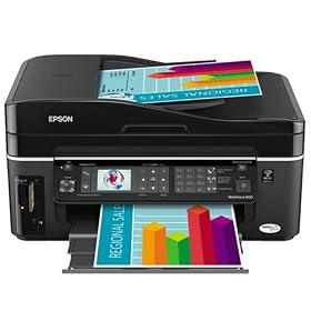  Epson WorkForce 600 Wireless All-in-One Printer for the small business and home office 