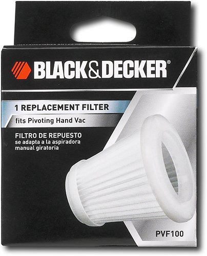 Childrens Toyshop  Tools & Hardware : Black & Decker PVF100 Replacement Filter for PHV100/PHV1800 18-Volt Pivoting Vac