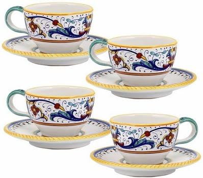 RICCO DERUTA: 4 Pcs Cup and Saucer