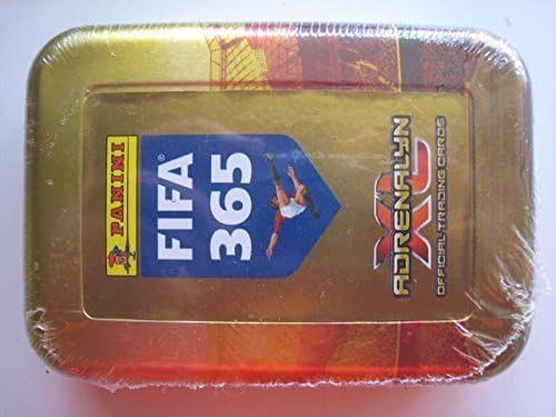 Panini 365 Adrenalyn Trading Card Collector Tin by Panini 365 Adrenalyn