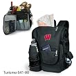 Wisconsin Badgers Turismo Insulated Day-Trip Backpack with Bottle - Black w/Embroidery