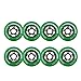 Rollerex VXT500 Inline Skate/Rollerblade Wheels (8-Pack) (Turf Green, 80mm)