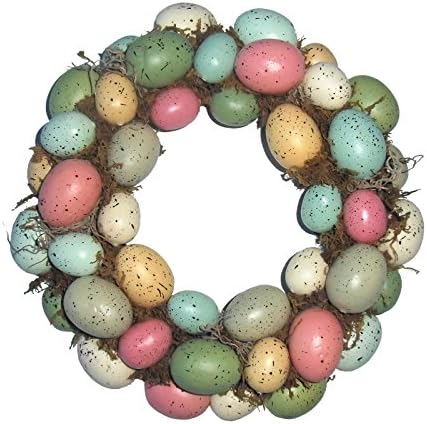 Easter Egg Wreath Front Door Hanging Wall Window Spring Decoration Home Office Holiday Festive Decor