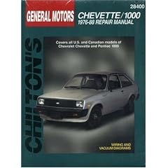 GM Chevette, 1000 (1976-88) (Chilton Total Car Care)