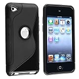 HARD BLACK TPU CASE COVER for iPod® TOUCH 4TH GEN 4G 4